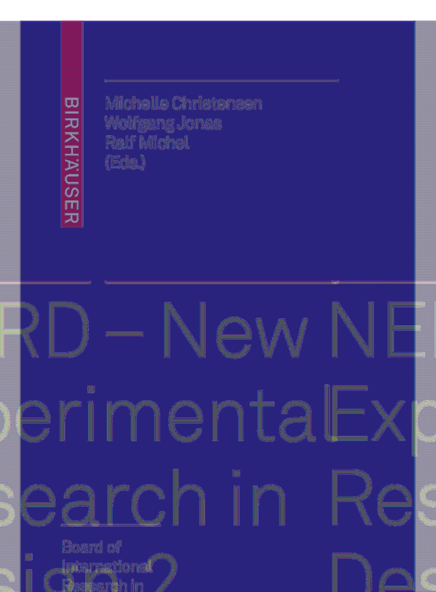 NERD – New Experimental Research in Design 2 cover