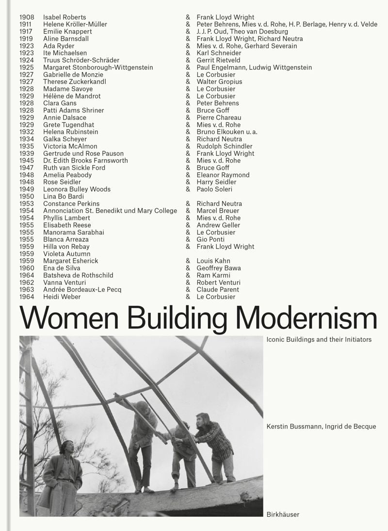 Women Building Modernism cover