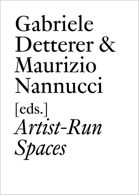 Artist Run Spaces cover