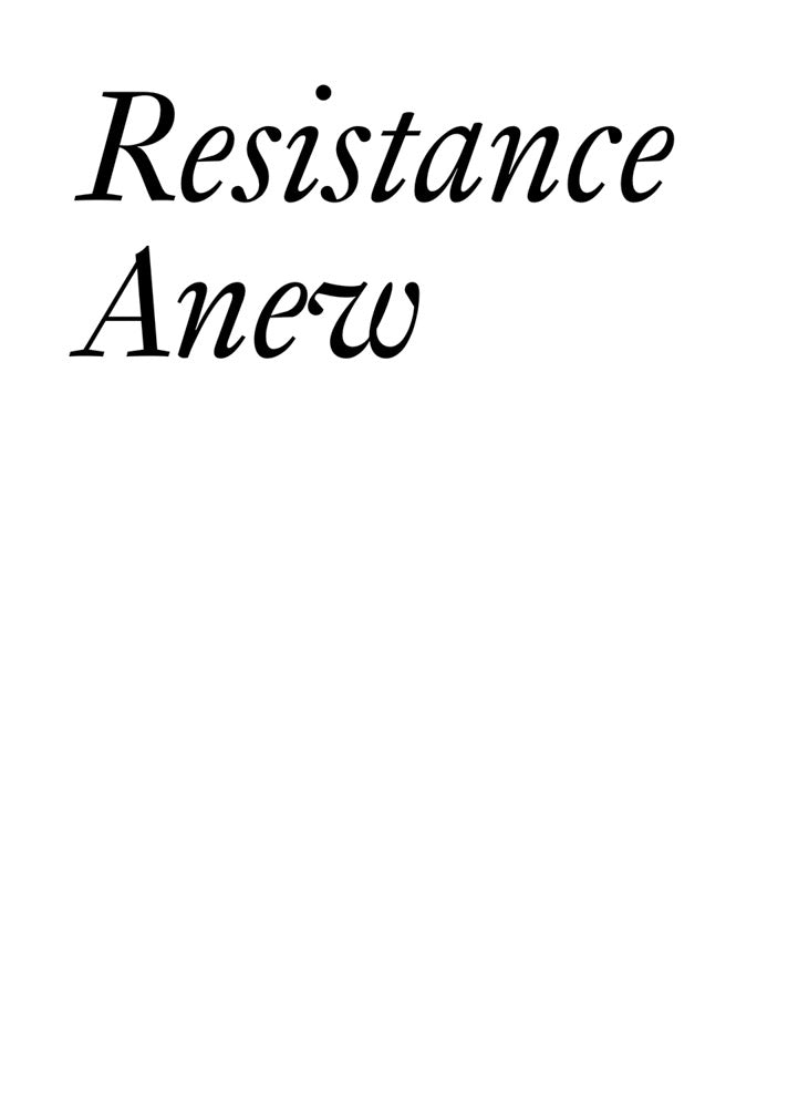 Resistance Anew cover