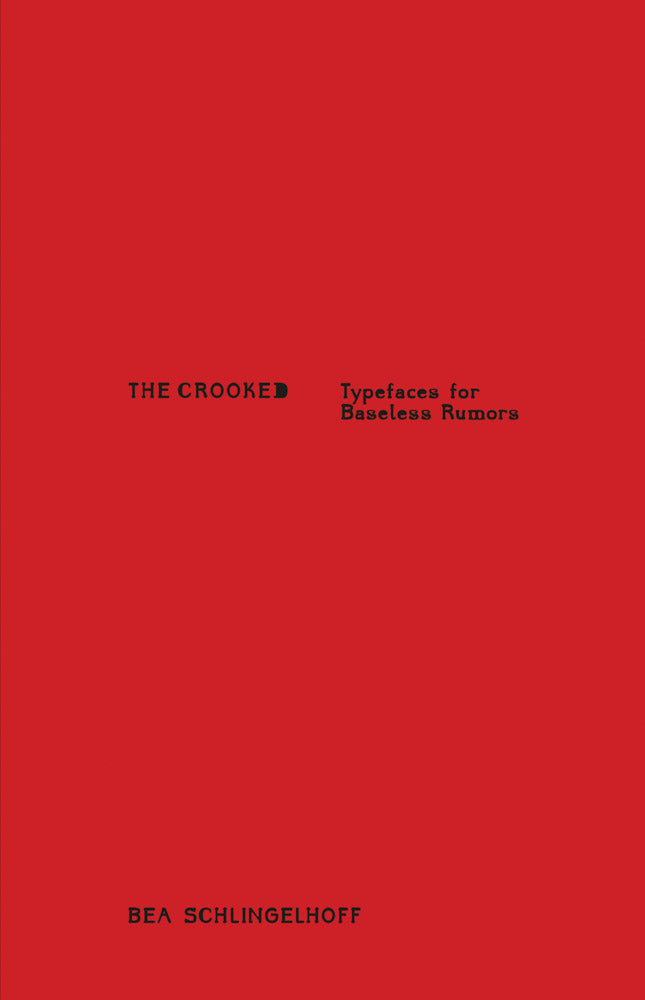 Bea Schlingelhoff: The Crooked  cover