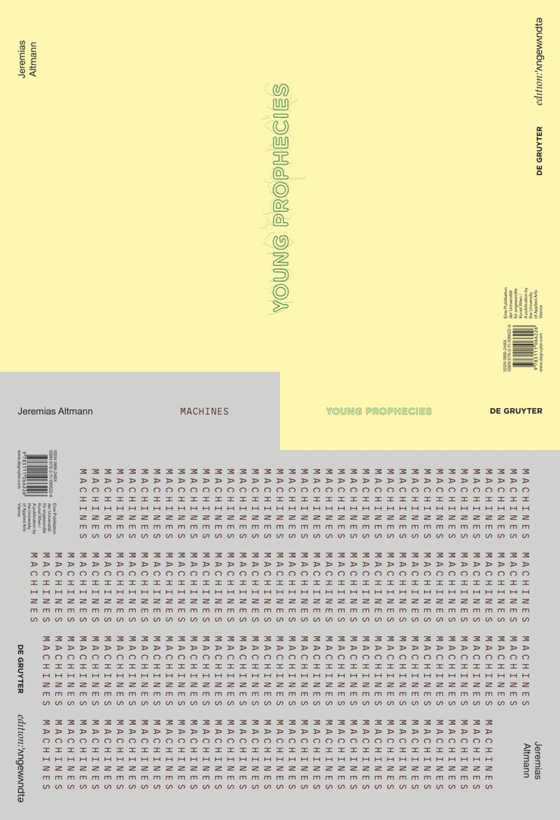 Jeremias Altmann – YOUNG PROPHECIES / MACHINES cover