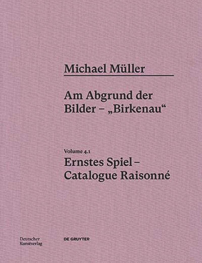 Michael Müller: Catalogue Raisonne Vol 4.1 cover