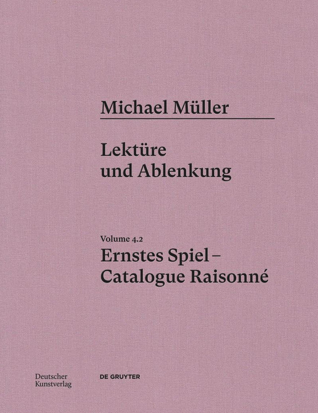 Michael Müller: Catalogue Raisonne Vol 4.2 cover