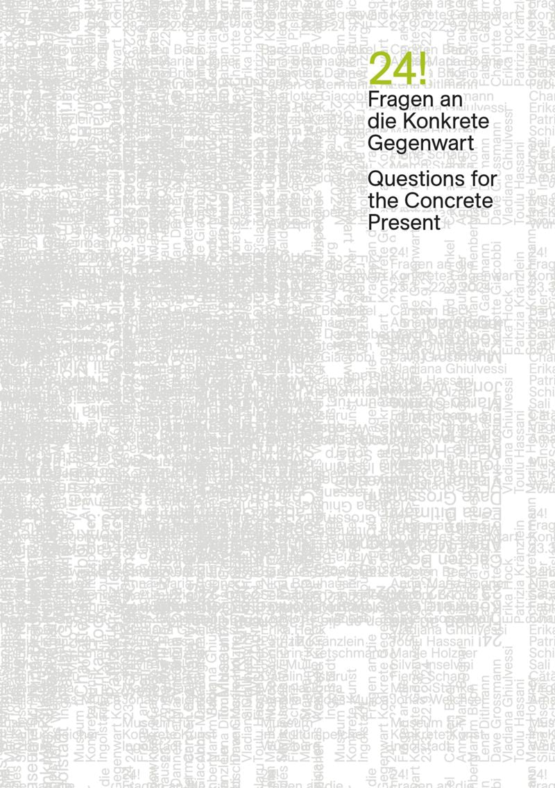 24! : Questions for the Concrete Present (Fragen an die Konkrete Gegenwart) cover