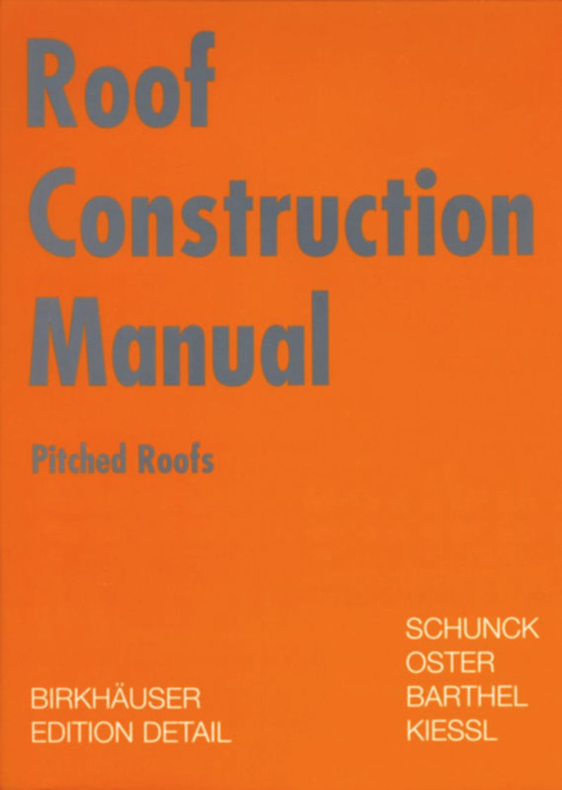 Roof Construction Manual  cover