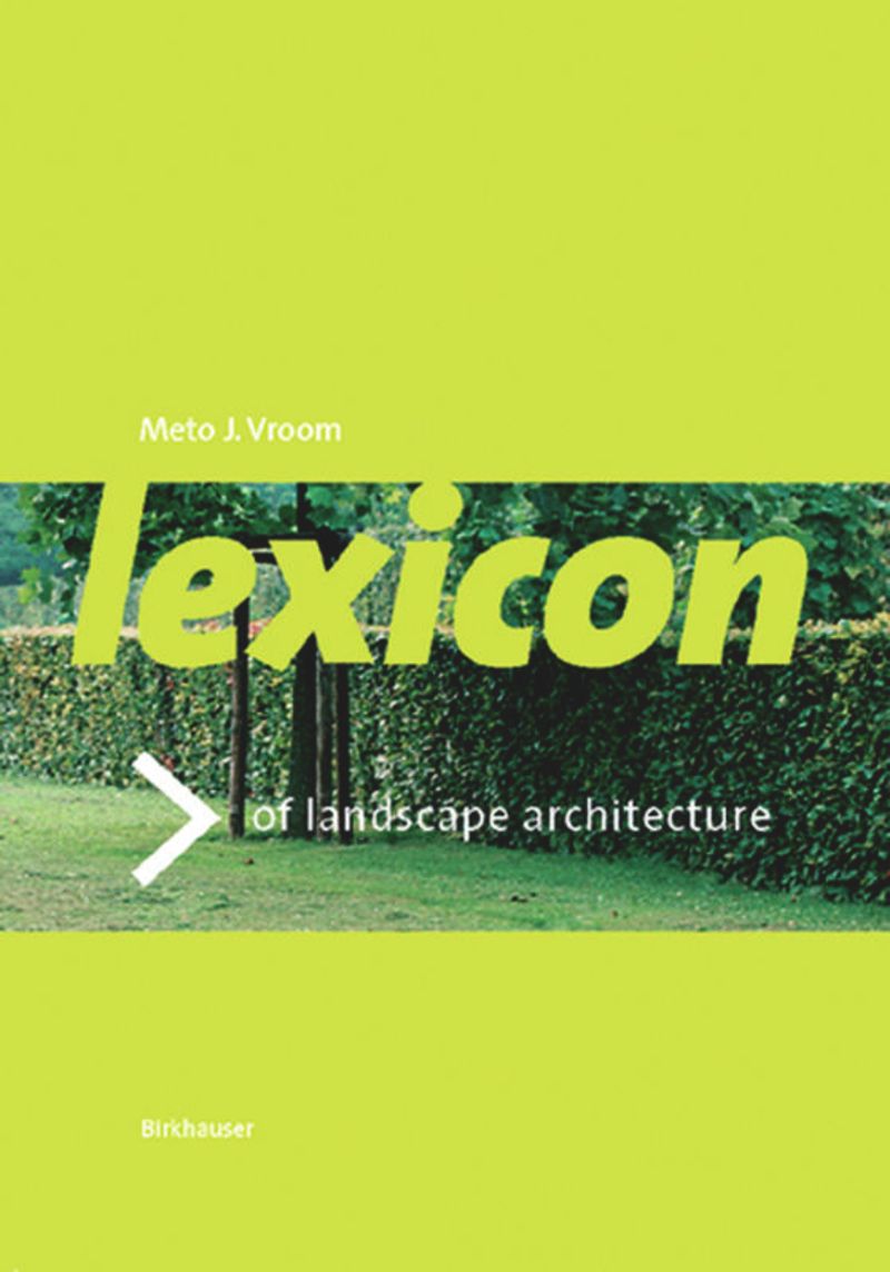 Lexicon of Landscape Architecture cover