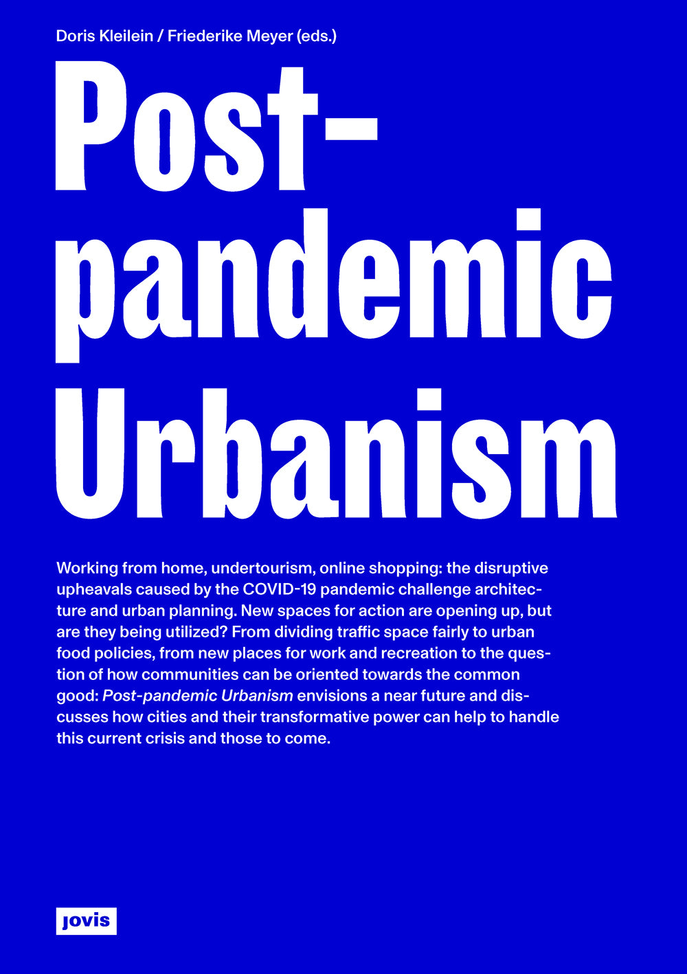 Post-pandemic Urbanism  cover
