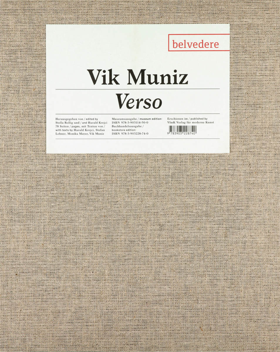 Vik Muniz: Verso cover