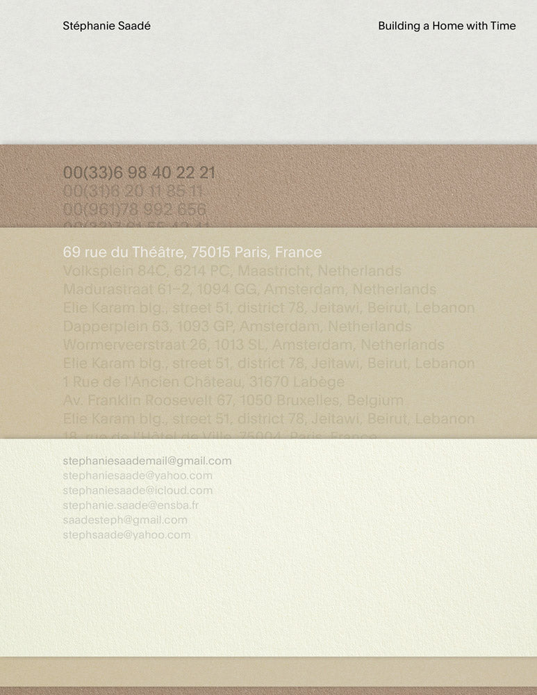 Stéphanie Saadé: Building a Home with Time cover