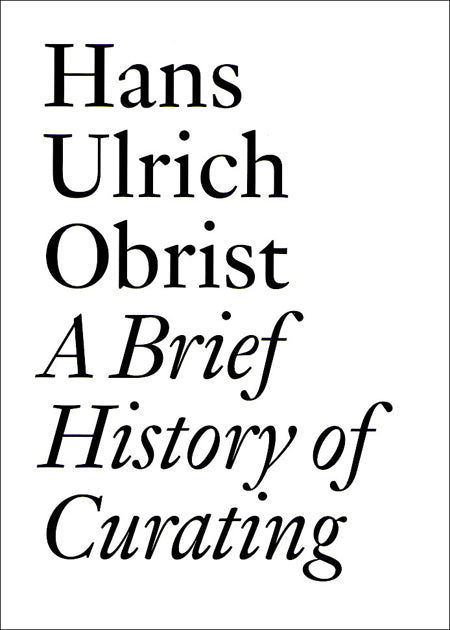 Brief History of Curating, A cover
