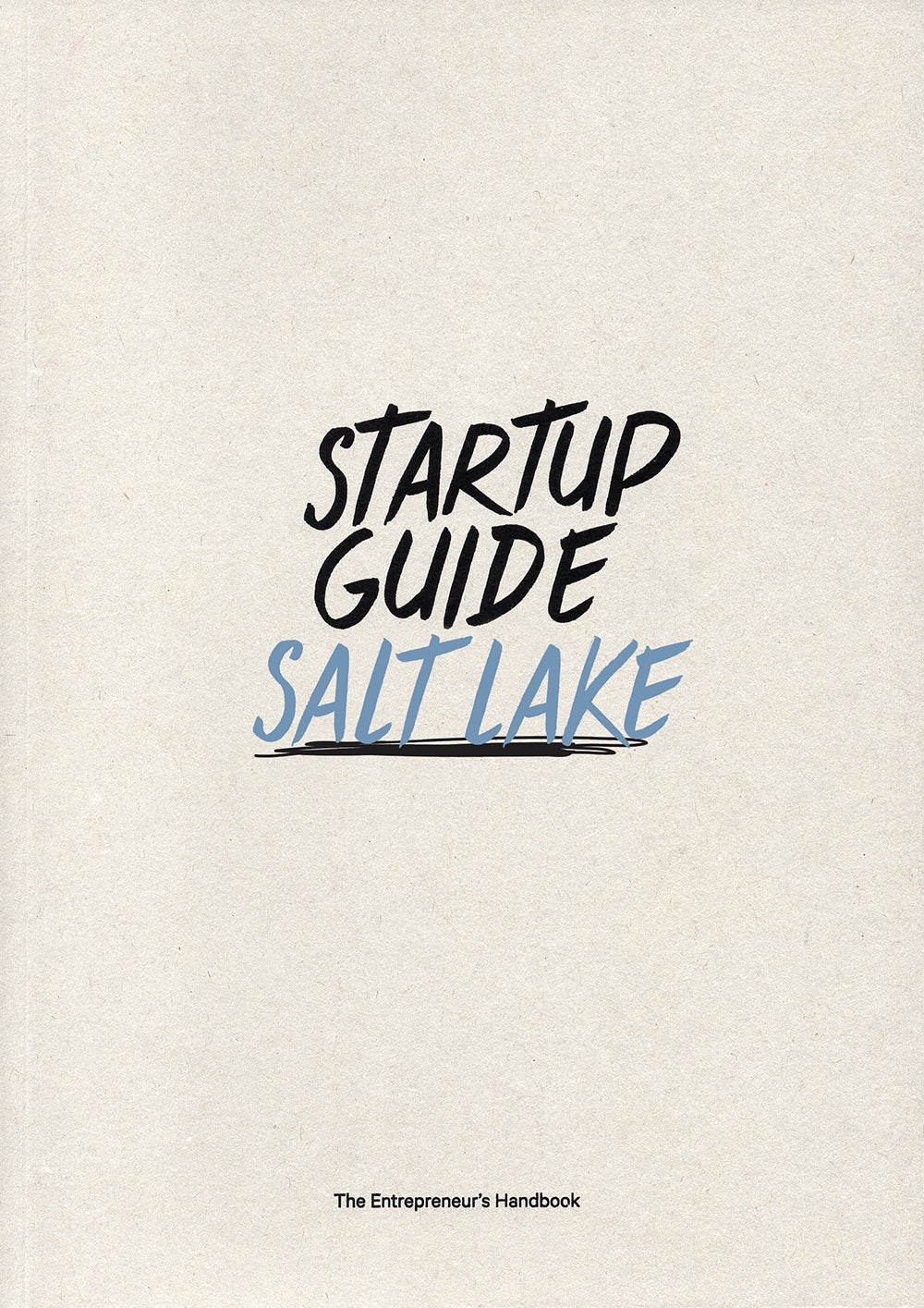 Startup Guide Salt Lake City cover