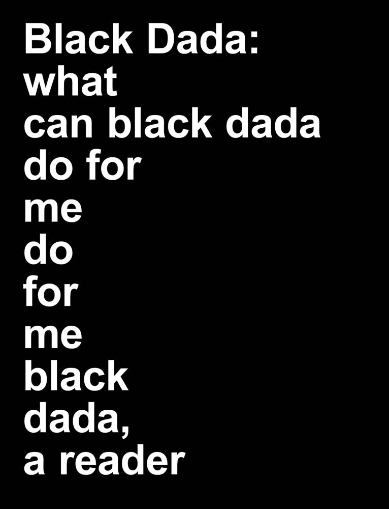 Black Dada Reader: Adam Pendleton cover