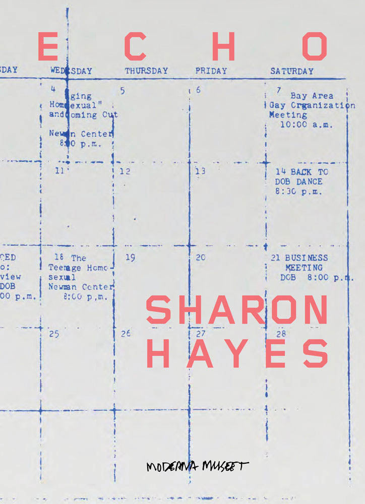 Sharon Hayes: Echo cover