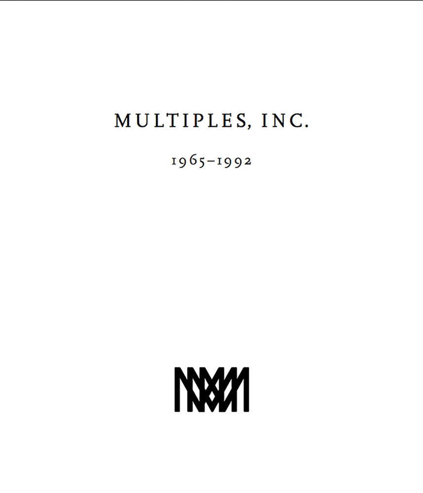 Multiples, Inc. 1965–1992 cover