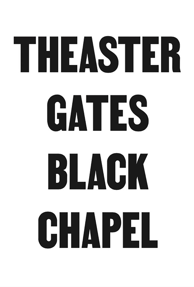 Theaster Gates: Black Chapel cover