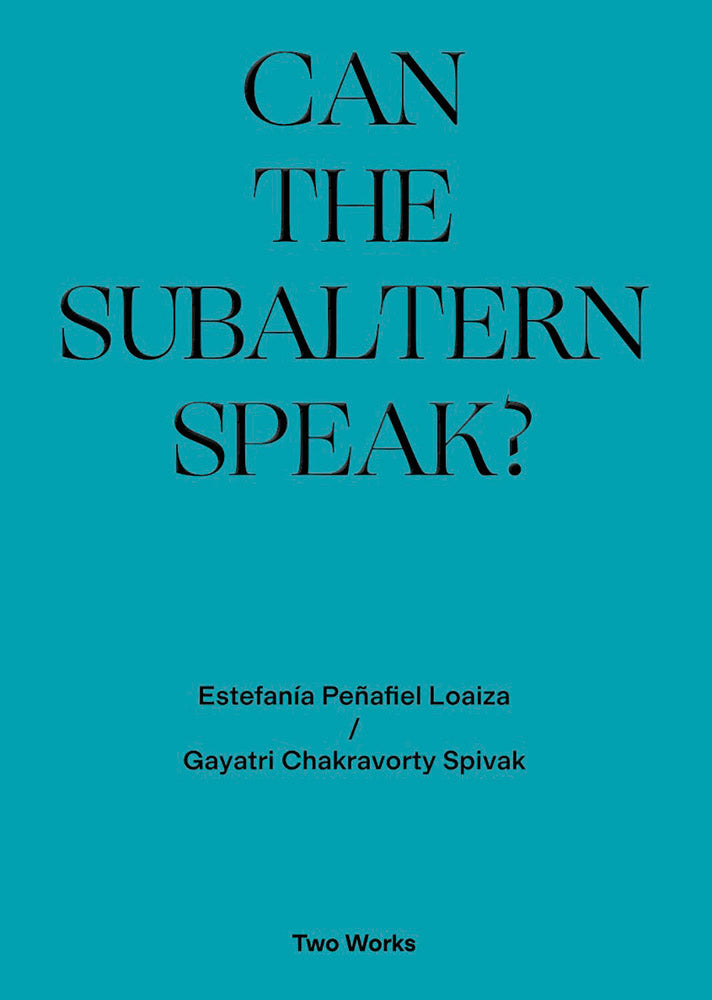 Can the Subaltern Speak? cover