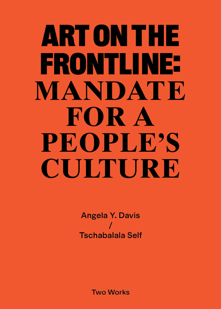 Art on the Frontline: Mandate for a People´s Culture: Angela Y. Davis  cover