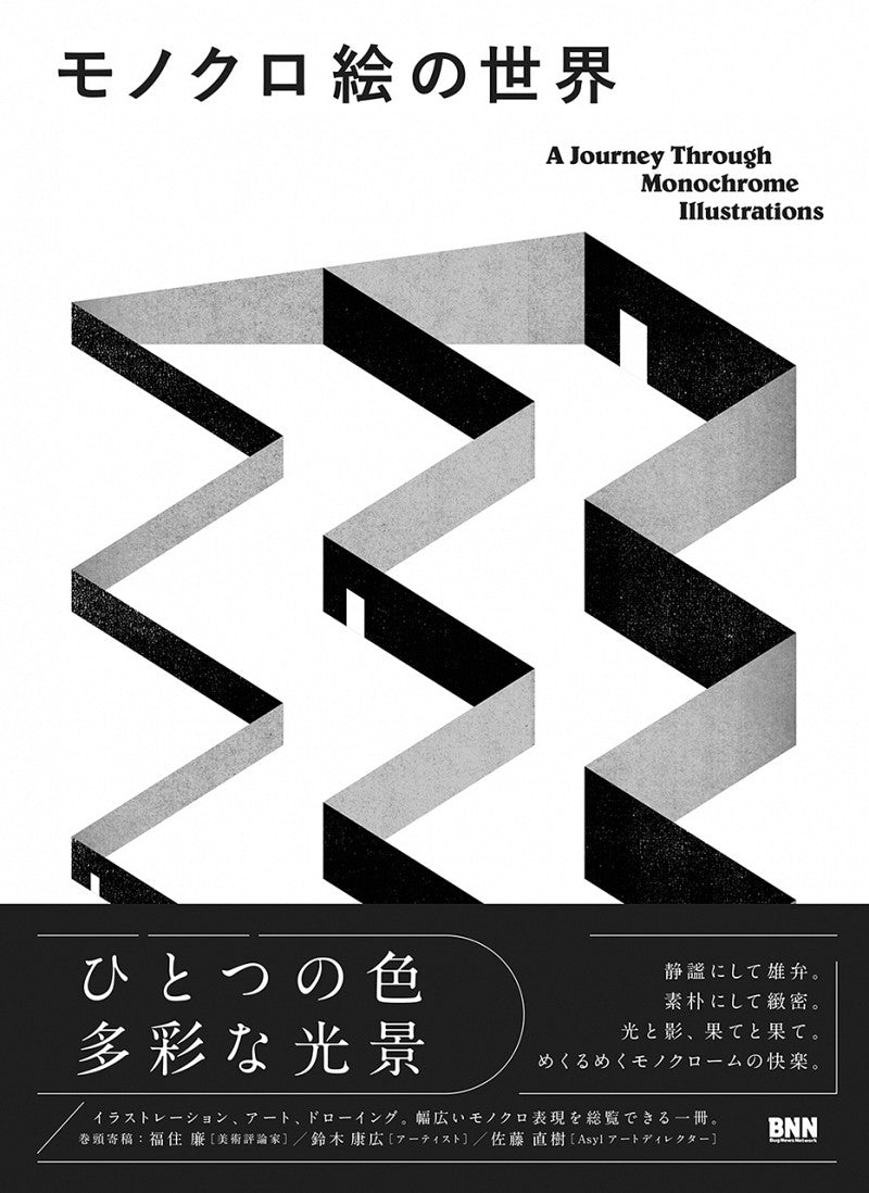 Journey Through Monochrome Illustrations, A (Japanese only, 90% visual) cover