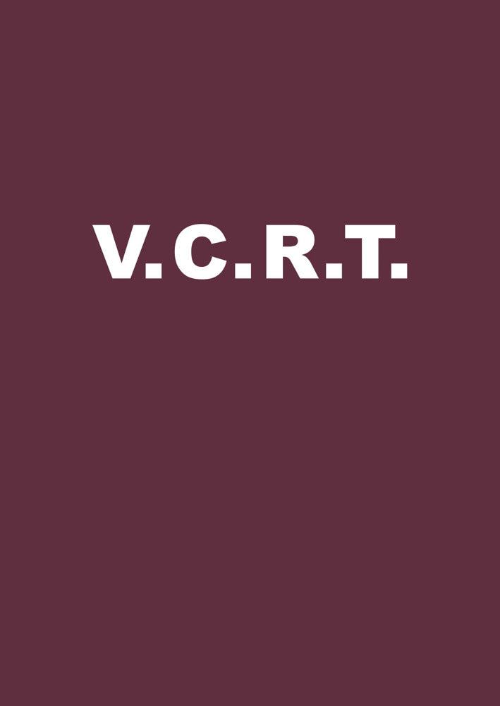 Thomas Hirschhorn: V.C.R.T. cover