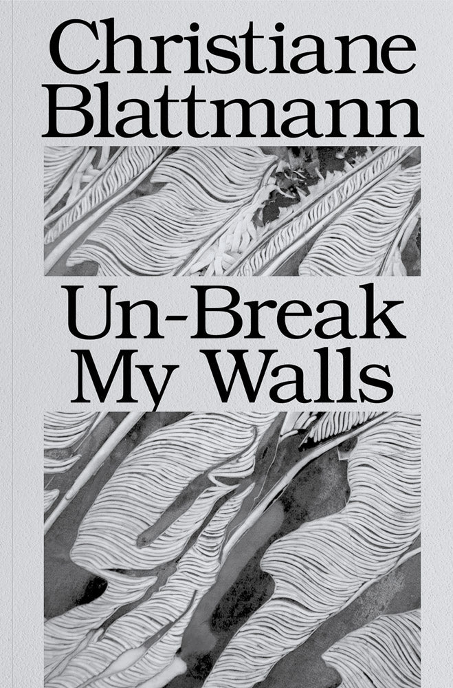 Christiane Blattmann: Un-Break My Walls cover