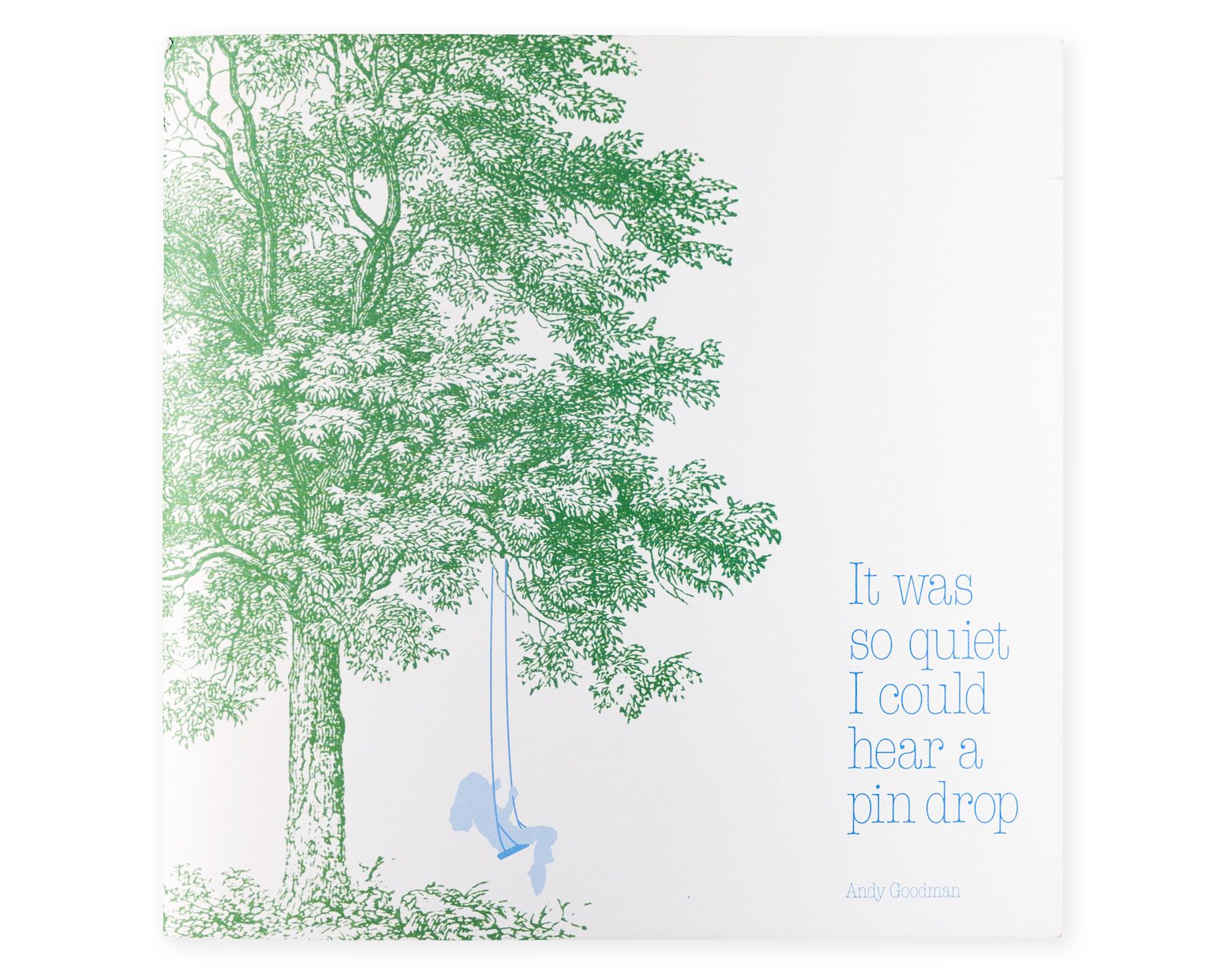 It was so quiet I could hear a pin drop (PB Corraini ed.) cover