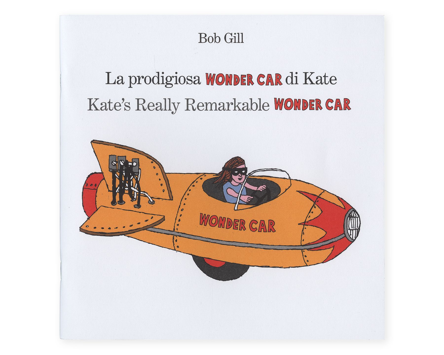 Kate's Really Remarkable Wonder Car (English and Italian texts) cover