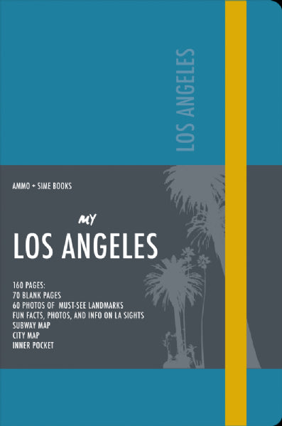 Los Angeles Visual Notebook Blue cover