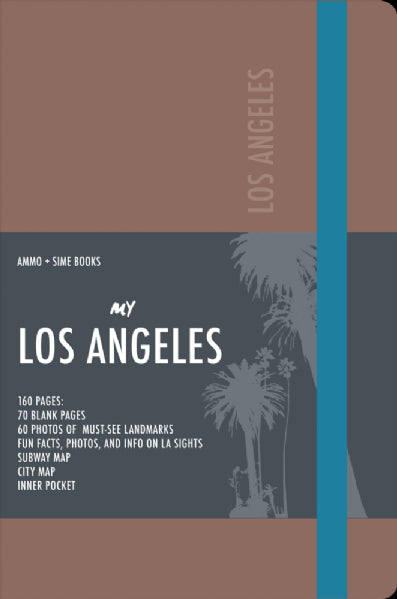 Los Angeles Visual Notebook Brown cover