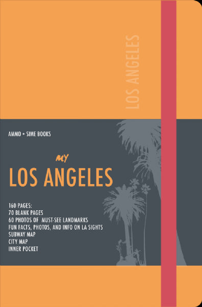Los Angeles Visual Notebook Orange cover