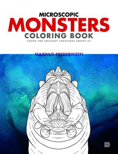 Microscopic Monsters Coloring Book, The cover