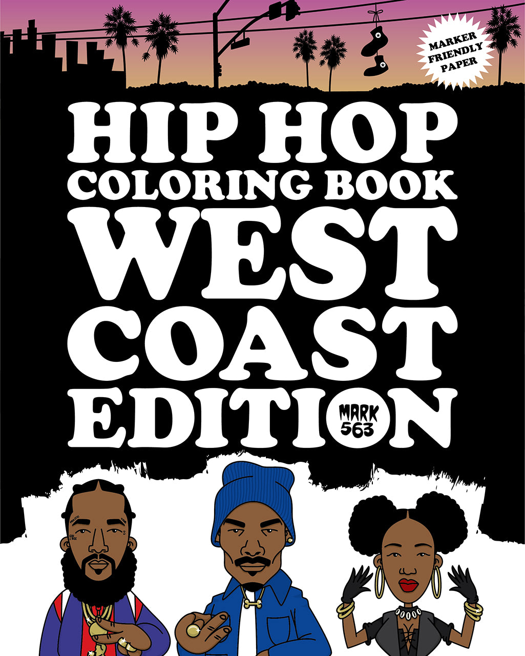 Hip Hop Coloring Book West Coast Edition cover