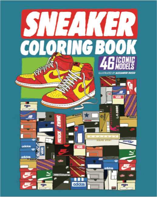 Sneaker Coloring Book cover