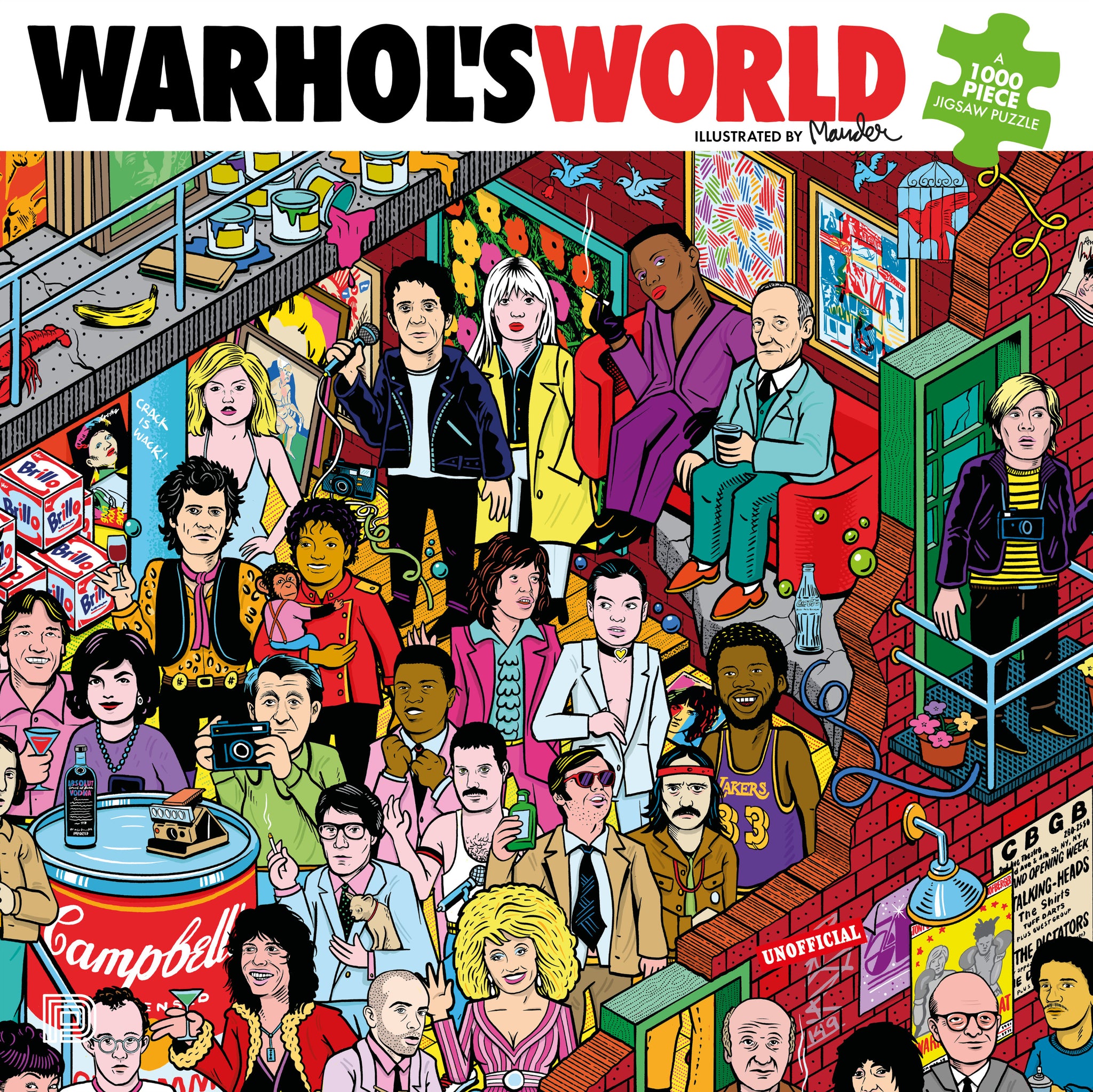 Warhol's World: 1000 Piece Puzzle cover