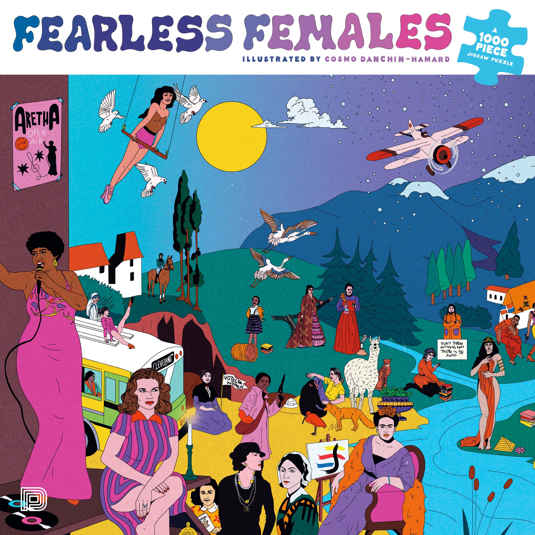 Fearless Females: 1000 Piece Puzzle cover