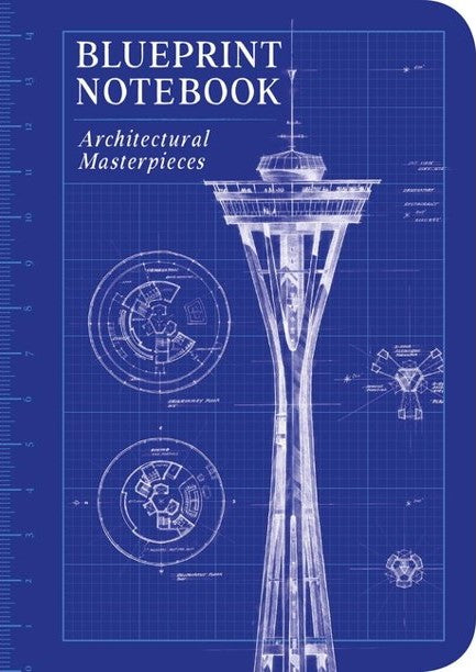 Blueprint Notebook: Architectural Masterpieces cover