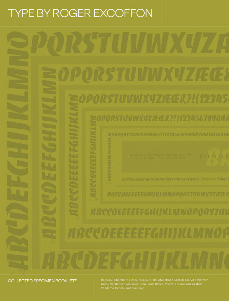 Type by Roger Excoffon cover