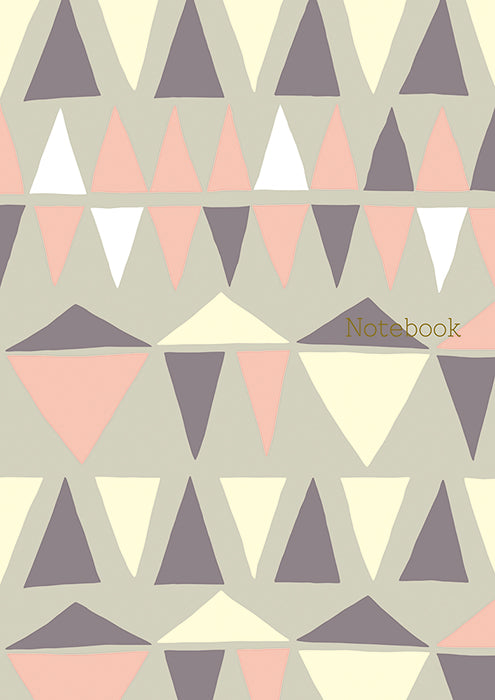 Scandinavian Design Notebook by Yurio Seki: triangle cover